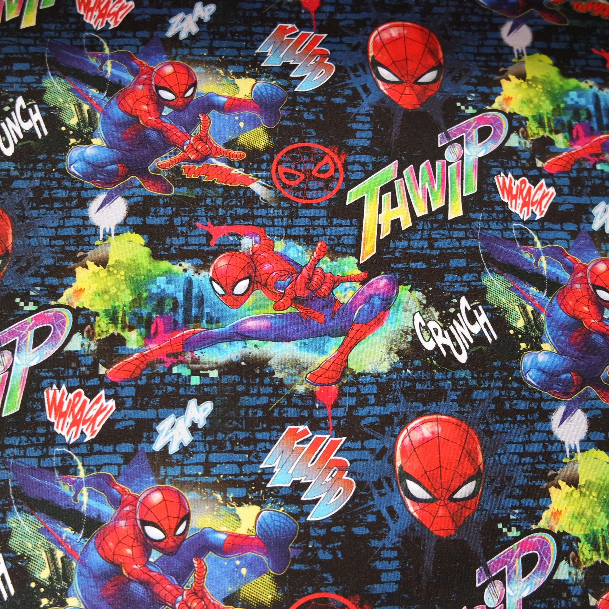 Eur/meter Superheroes Spider Man, Jersey, Digital Print