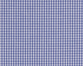 12.90 EUR/meter BW-woven check, Vichy check, 3 mm royal blue, Canstein, 254003