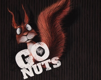 22.94 EUR/meter Go nuts by Thorsten Berger, panel, sweat rough, 327179, 295g/m2
