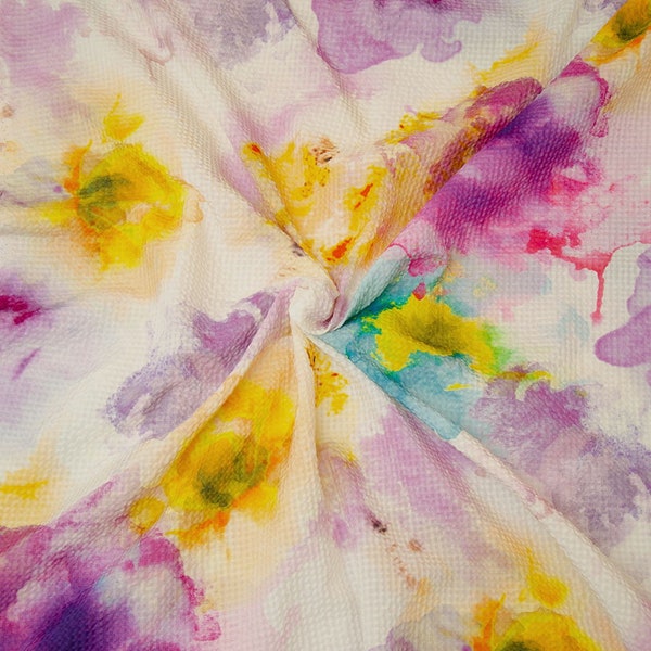 27,50 EUR/m Toshi,  Baumwoll-Rayon Gewebe, Blumen aquarell, Hilco, H8890/55