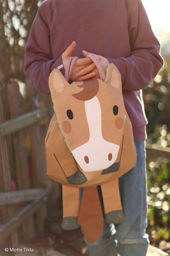 17.50 Eur/meter Animal Bag by Käselotti, Horse, Canvas Panel for