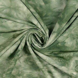 17.90 EUR/meter Batik French Terry, green, 2067600005, 200g/m2
