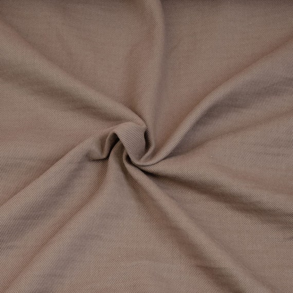 23.90 Eur/meter Cotton Twill/muslin Cello, Mud, Hilco, H