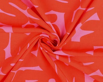 12,90 EUR/m Viskose Webware, rot/pink, 2115600012, 115g/m2