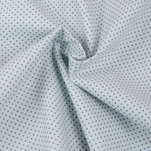 21.80 EUR/meter Winter Corduroy, blue, fine cord with small dots by Hilco A6637/12