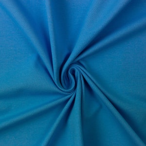 13.50 EUR/meter Maike blue, 156, SS23, unbrushed French Terry