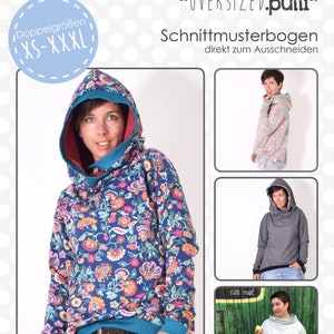 PAPER PATTERN #118 OVERSIZED. Sweater, Leni Pepunkt, Size XS-XXL