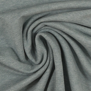 15.90 EUR/meter Maike-melange, mint, 1263, unbrushed sweat (French Terry)
