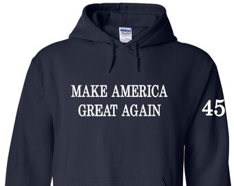 Make america great again red hoodie sales