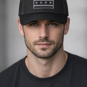 Chicago Flag Patch Snapback Trucker Mesh Subdued