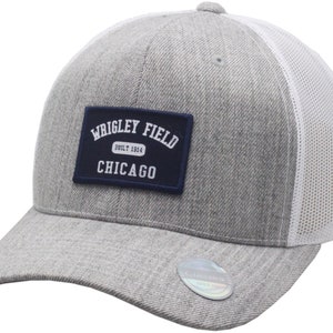 Wrigley Field Chicago Built 1914 Patch Snapback Mesh Grey/White HP