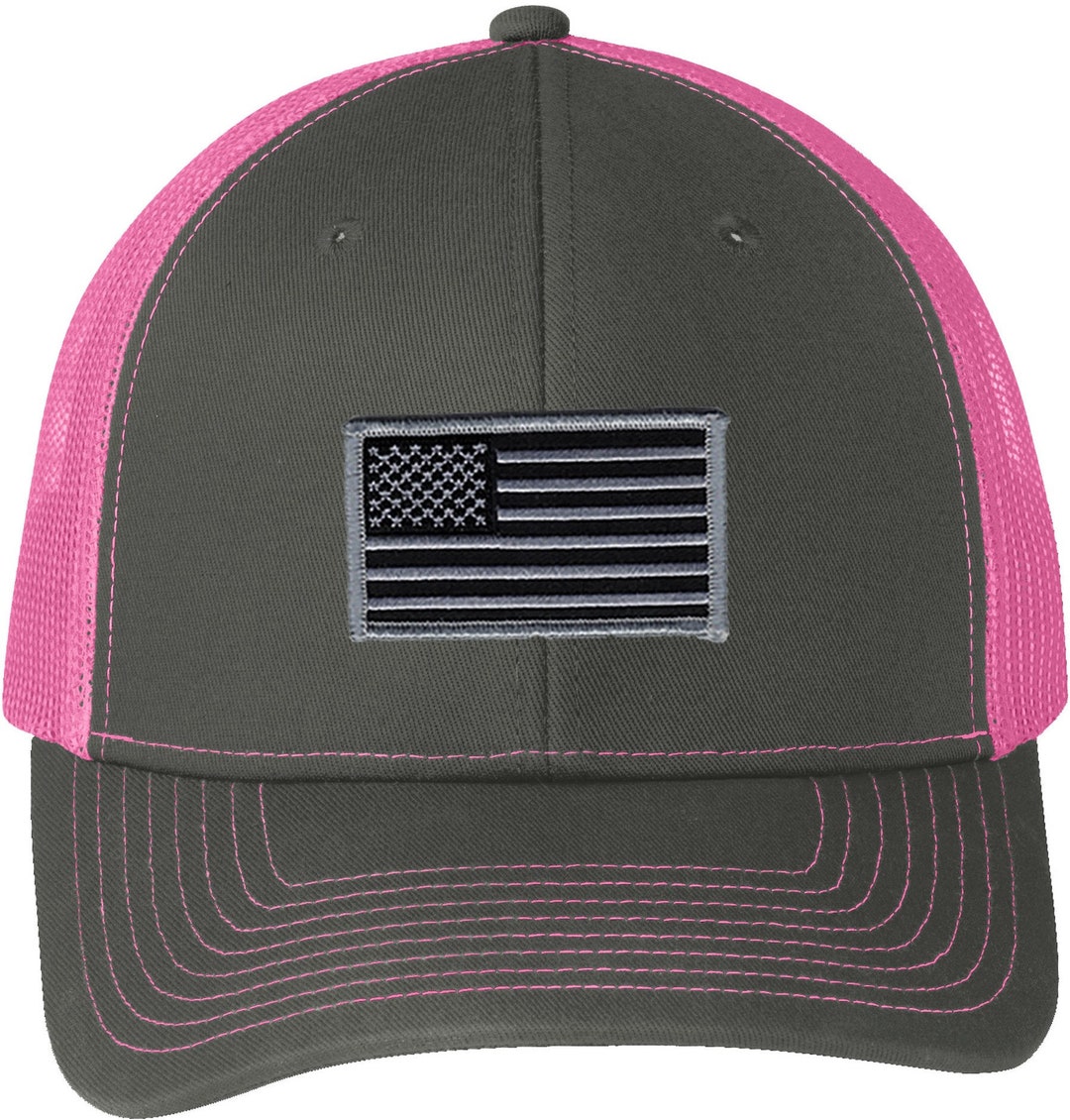 American Flag Snapback Trucker Mesh Subdued Pink/grey C112 - Etsy UK