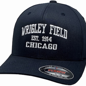 Wrigley Field Chicago 1914 Flex Fit Hat Navy