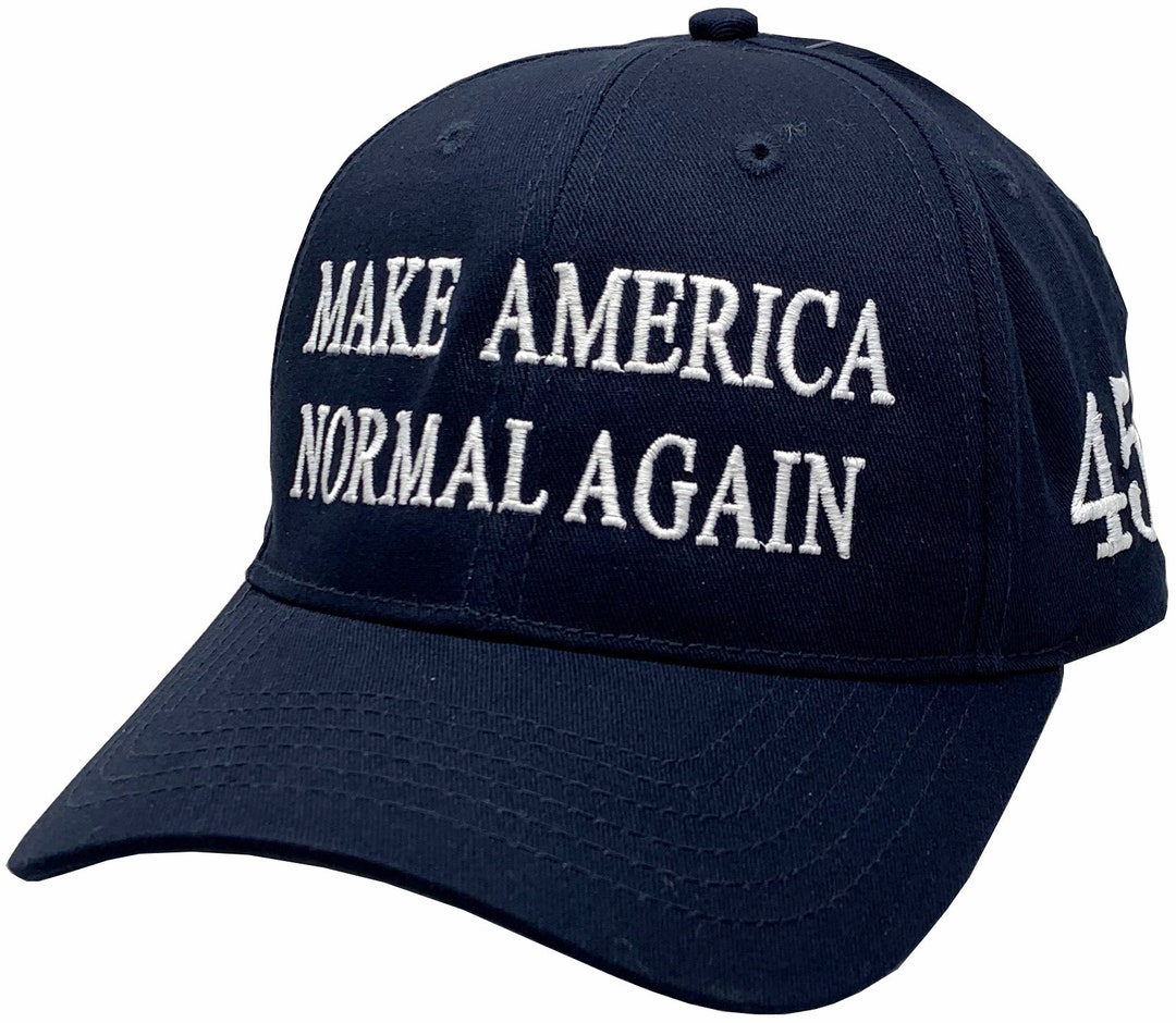 Make America Normal Again Adjustable Hat Etsy