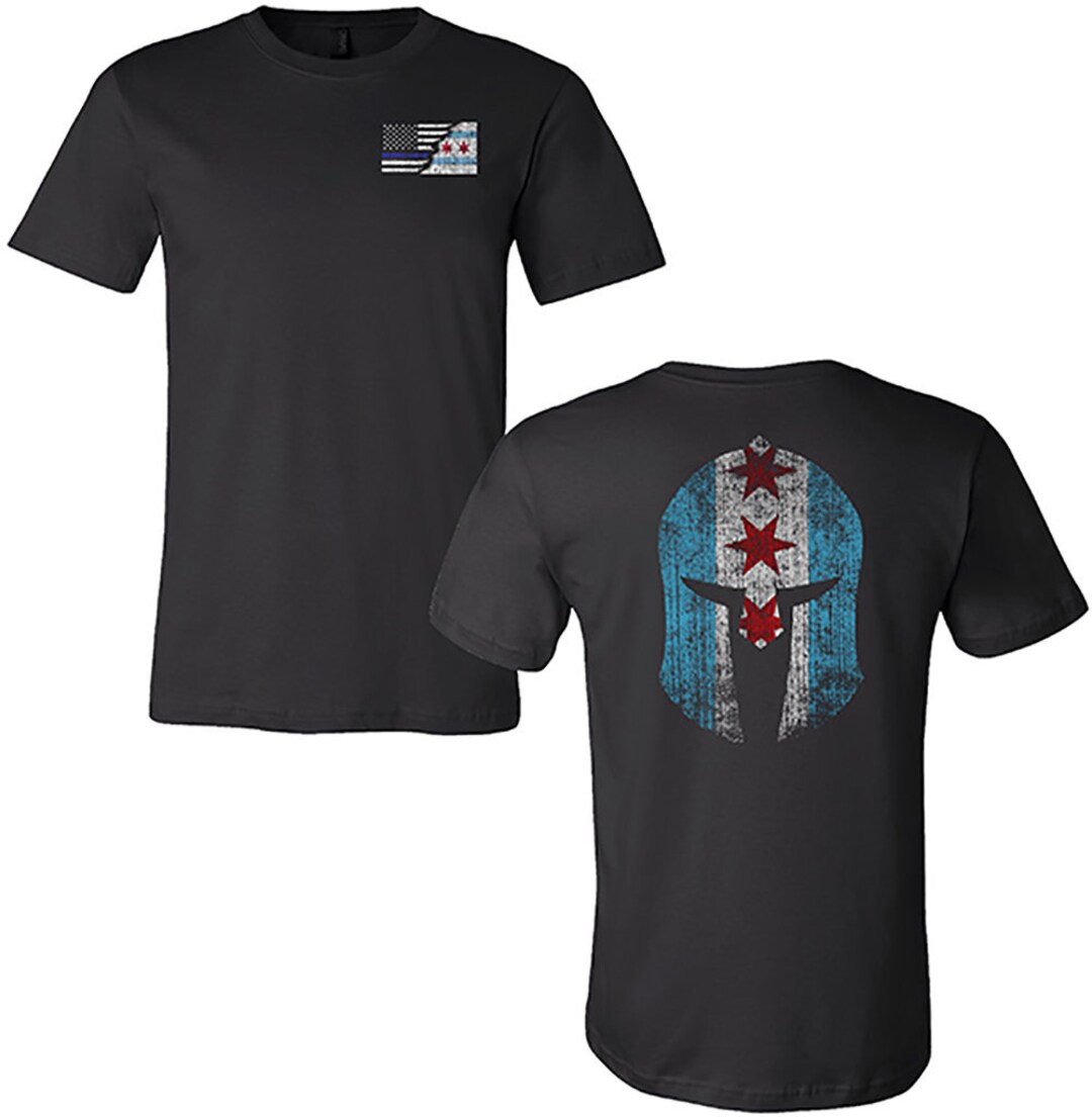 chicago-blue-line-flag-spartan-t-shirt-etsy