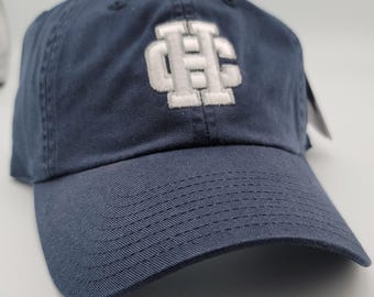 Holly Cross Crusaders Navy Blue Dads Hat with a Buckle Back Closure OSFA