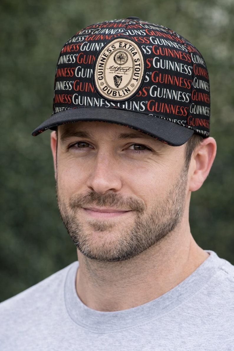 Guinness Patch Trucker Mesh Hat New with Tags image 1