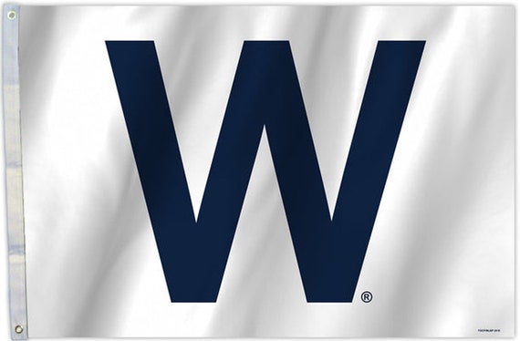 Chicago Cubs W Win Flag - 2x3 Foot Polyester Flag With Metal Grommets, Officially Licensed - View #5