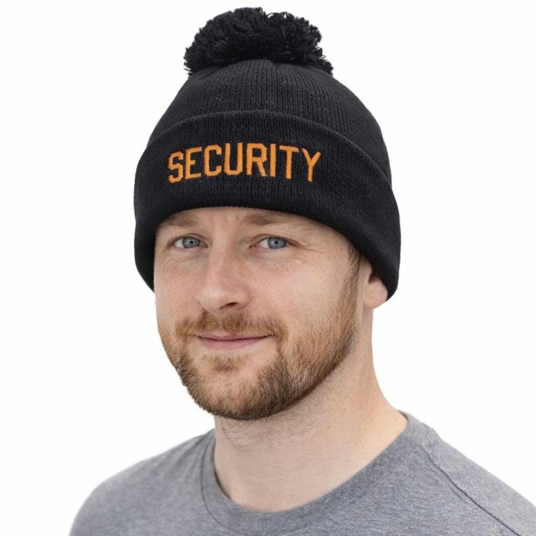 Security Cuffed Pom Knit Hat Gold - Etsy