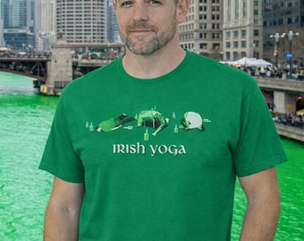 Irish Yoga Green St. Patricks Day T-Shirt