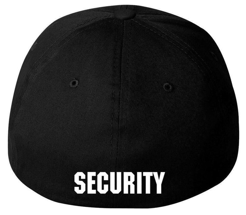 Security Embroidered Front and Back Flex Fit Cap - Etsy