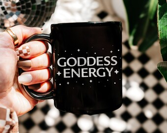 Goddess Mug | Goddess Gifts Witchy Mug | Feminist Gift Under 20 | Best Friend Gifts for Her | Witchy Gifts Mystical Mug | Women Coffee Mugs