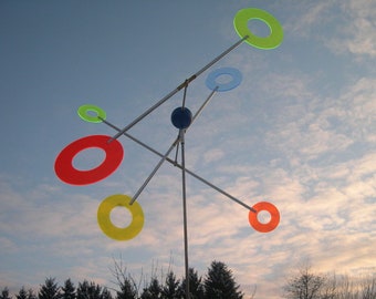 Windspiel  Lichtsammler Windmühle Sonnenfänger  Ringe Nr. 20