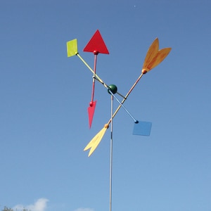 Wind chime wind object wind turbine No. 4 colorful