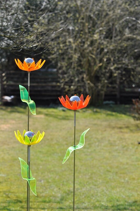 Stern-Gartenstecker Aus Edelstahl – Leuchtender Sonnenfänger Für Beet & Terrasse
