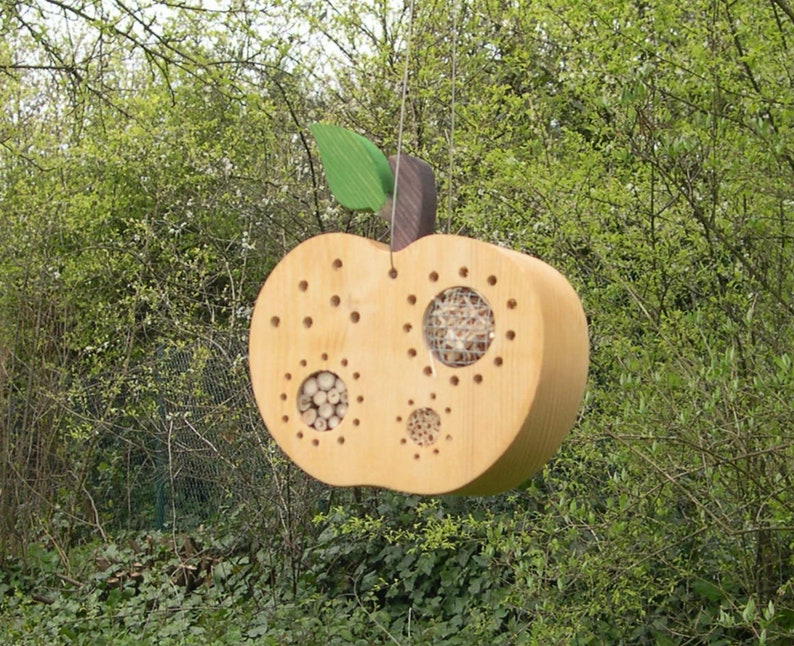 Natural apple insect hotel image 3