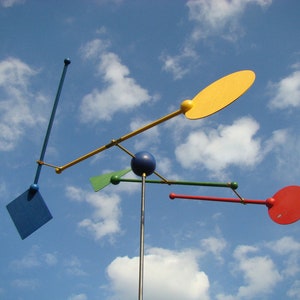 Windspiel Windobjekt Windrad Nr. 8 bunt Bild 1