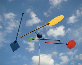 Windspiel Windobjekt Windrad  Nr. 8 bunt