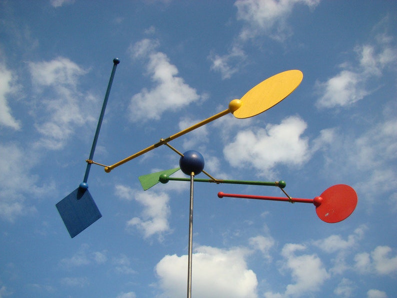 Windspiel Windobjekt Windrad Nr. 8 bunt Bild 1