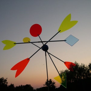 Wind Chime Wind Object Wind Turbine Light Collector Acrylic No.17 colorful image 2