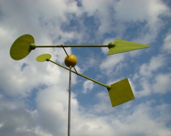 Windspiel Windobjekt Windrad Nr. 1 hellgrün