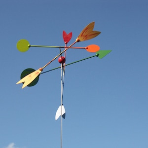 Wind chime wind object wind turbine No. 6 colorful