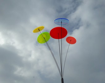 Sun catcher stele wind object fan circle