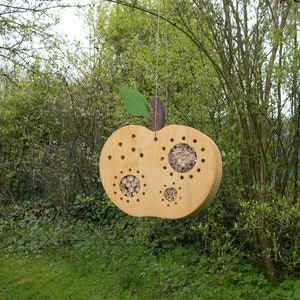 Natural apple insect hotel image 1