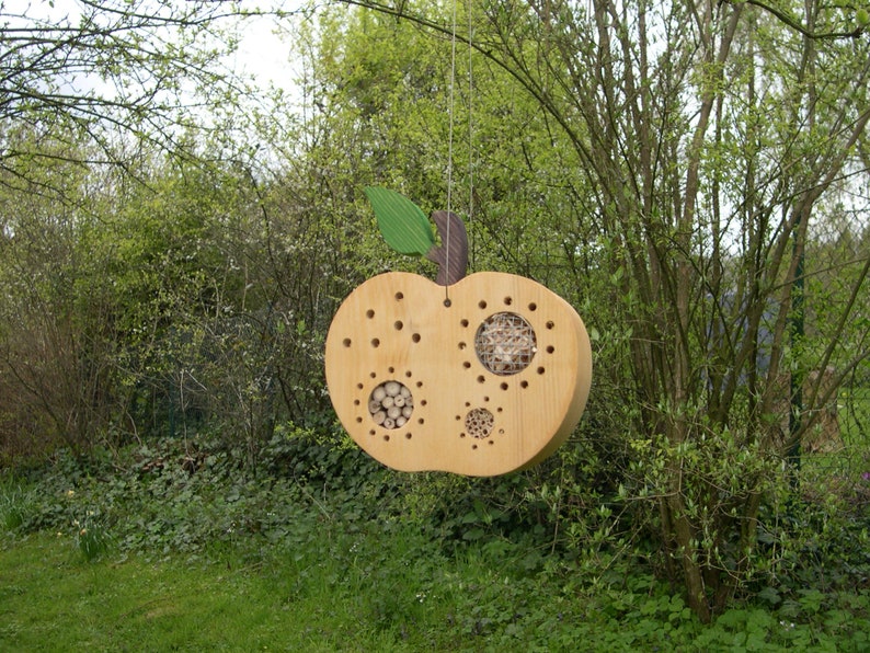 Natural apple insect hotel image 1