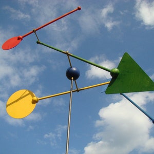 Windspiel Windobjekt Windrad Nr. 8 bunt Bild 3