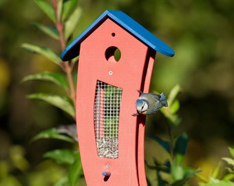 Futterhaus Futtersilo Silo stehend rot