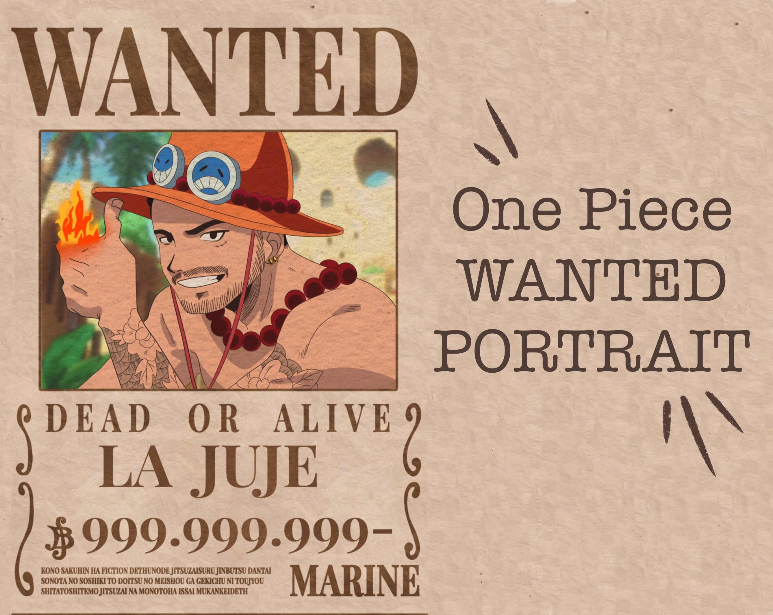 One Piece Custom Portrait Become A Grand Line S Pirate Etsy One Piece Custom Portrait Become A Grand Line S Pirate Etsy