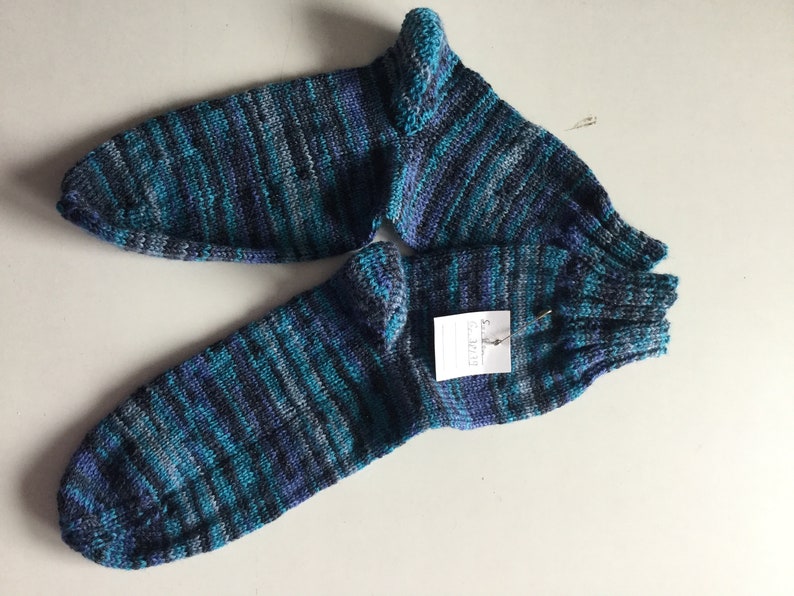 knitted Socks Summer Socks hand knitted Cuddle Socks Doctor socks GR 3839