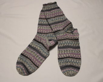 Gr. 42/43, Handgestrickte Socken, Arztsocken, Kuschelsocken, Wollsocken,  viele Farben, auch auf Bestellung in Wunschfarbe