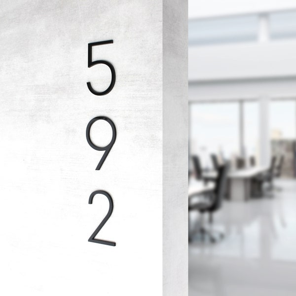 Bsign - Door Numbers Signs - Apartment Wall Numbers - Apartment Number Signs