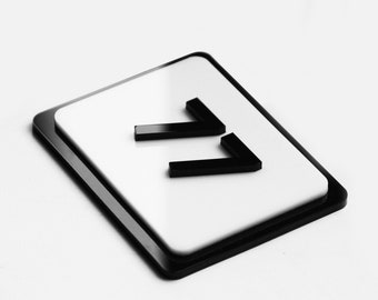 Custom Acrylic Door Number Sign: Modern Apartment, Hotel, Office