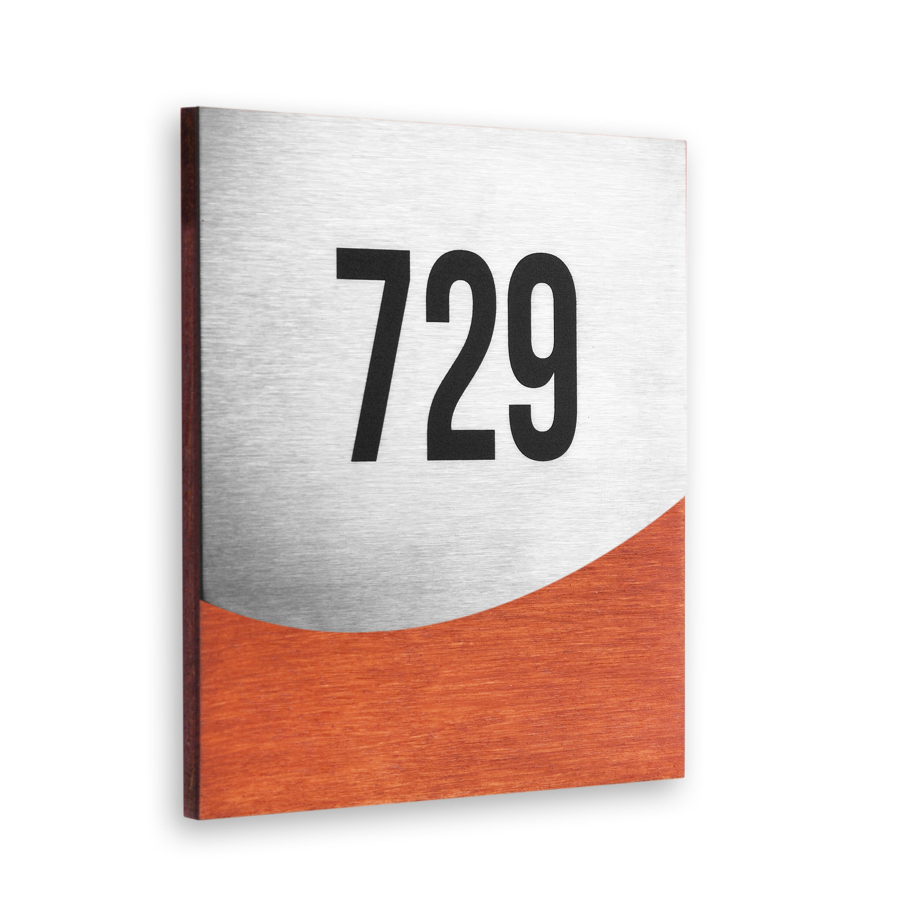 1pcs Modern Hotel Apartment House Numbers Plaque Digits Sticker Door Plate Sign