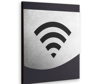 Bsign - Señal WiFi Gratis - Señalización Wi-Fi Invitados - Placa Wi Fi Disponible