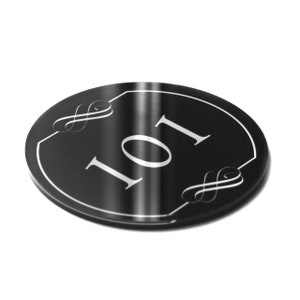 Bsign - Door Number Sign - Hotel Room Number - Apartment Door Numbers - Condominium Door Sign