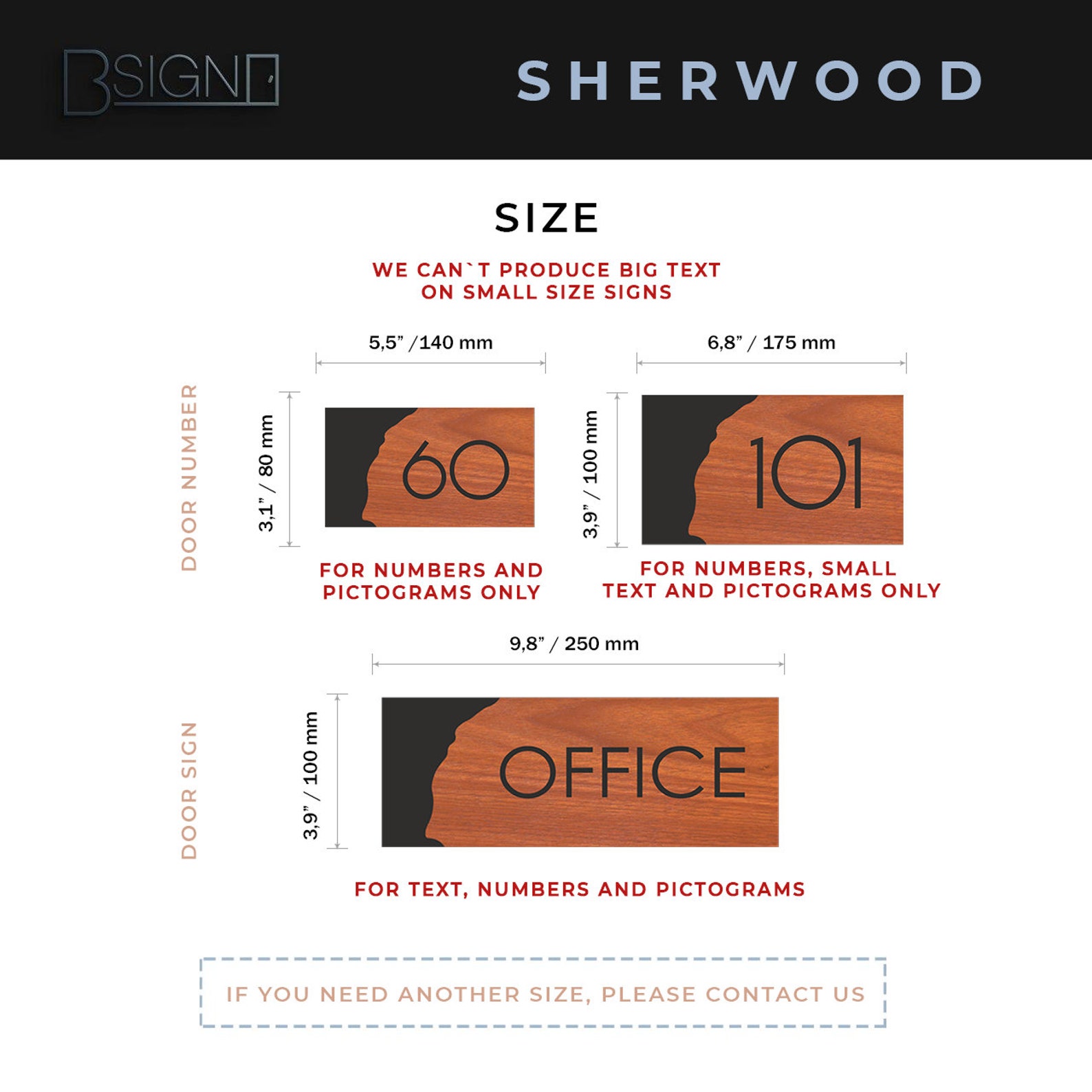 Signing Board Number Bsign - Wooden Numbers - Door Numbers - Apartment Number Sign - Room ...
